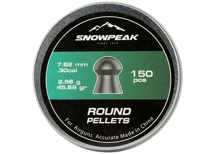 Snowpeak Round Pellets 7.62 mm 2.96 gr - 45.68 grains