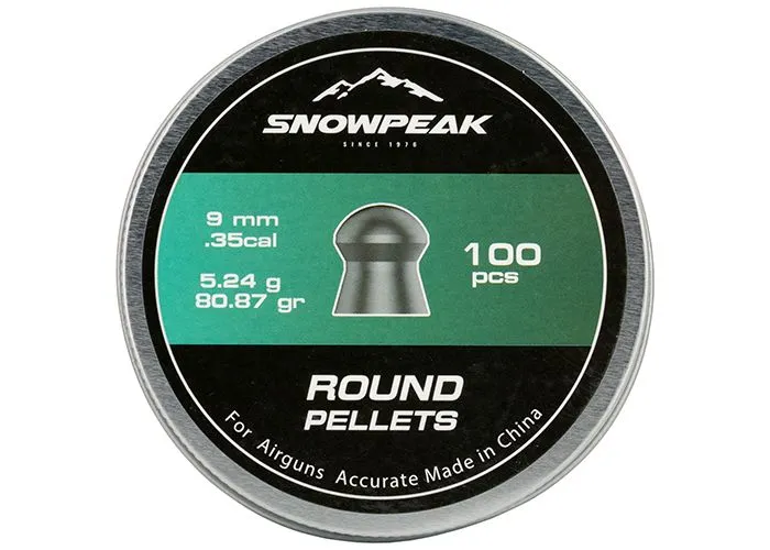 Snowpeak Round 9.00 mm 5.24 gr - 80.87 grain
