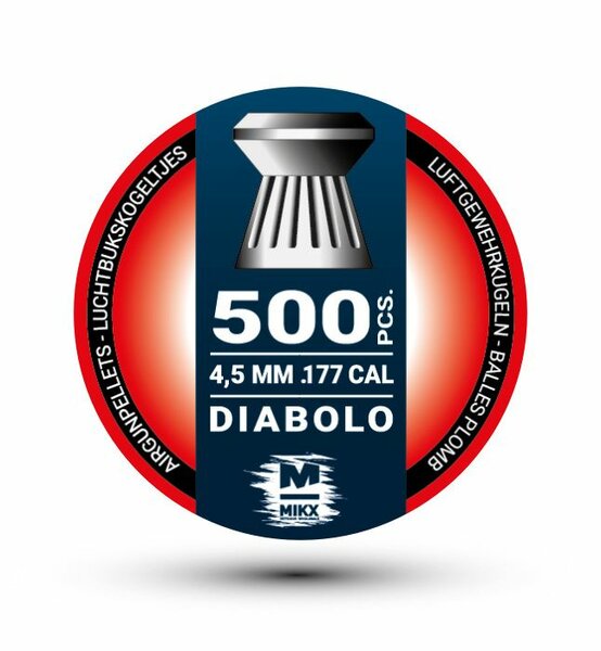 MIKX Ansia Diabolo | 0.47 gram - 7.10 grain | 4,50 mm - 500 stuks