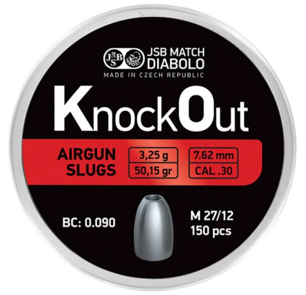 JSB KnockOut 7.62 mm 50.15 grain 150 stuks