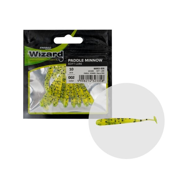 WIZARD | PADDLE MINNOW | 5 cm - 10 stuks | Watermelon Seed
