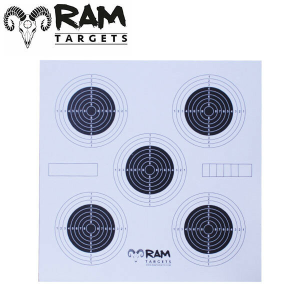 RAM Schietkaarten 5T 14 x 14 cm