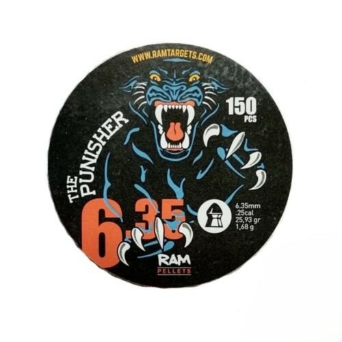 .25 | RAM | The Punisher | 6.35 mm | Round