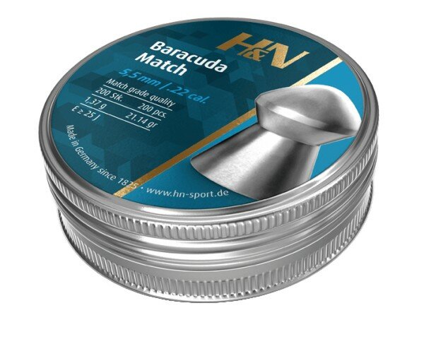 H&amp;N | Baracuda Match | 5.51 mm | 21.14 grain