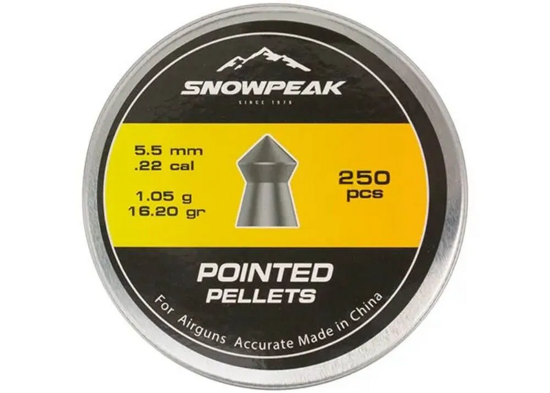Snowpeak | Pointed | 5.5 mm | 16.20 grain 