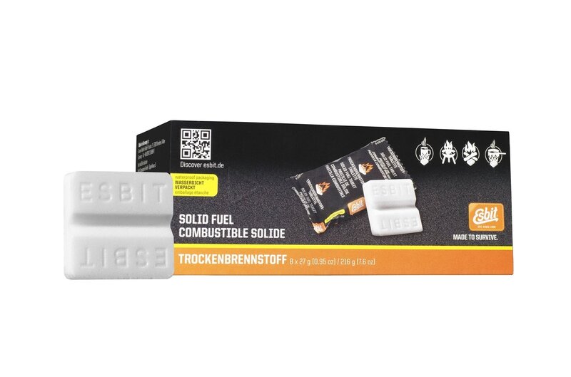 ESBIT | Solid Fuel | Tabletten | 27gram | 8 stuks