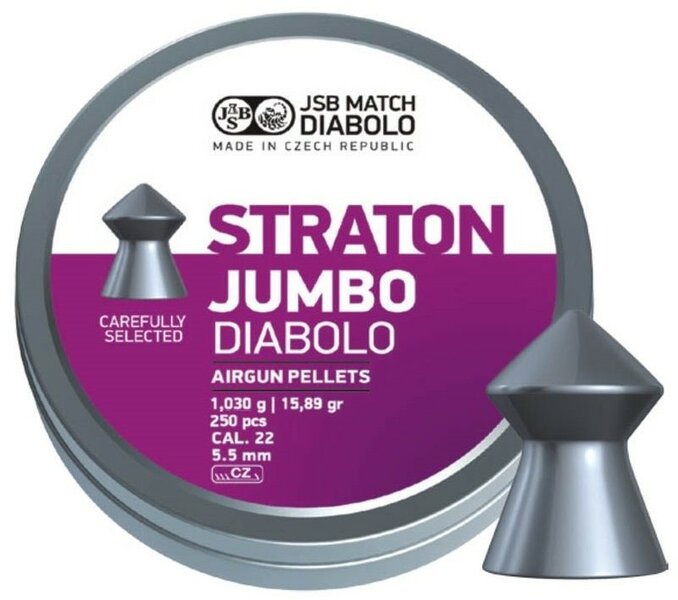 .22 | JSB | STRATON | 5.50 mm | 15.89 grain | 250 stuks!