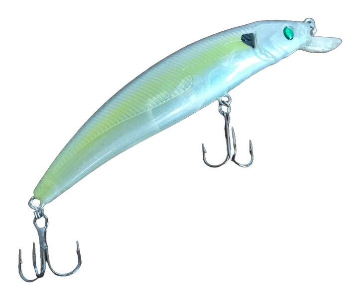 Viper Pro | Wakkler | Minnow 100 | Clear Yellow Ghost