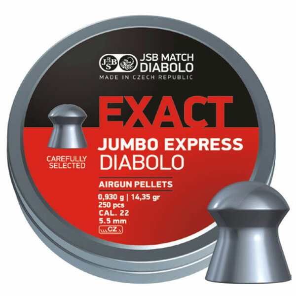 .22 | JSB | Jumbo Express | 5.52 mm | 14.35 grain | 250 stuks!