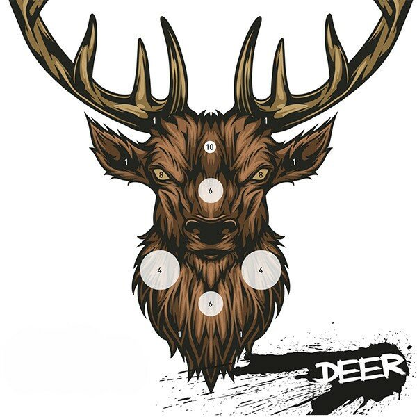 RAM Tactical | SCHIETKAARTEN | DEER | 14X14 | 50 Stuks