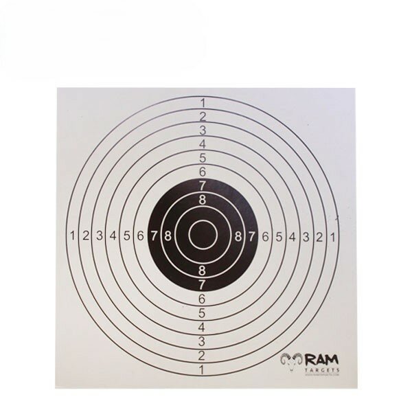 RAM Tactical | SCHIETKAARTEN | 14 x 14 cm | 100 Stuks