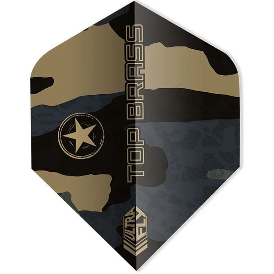 UNICORN ULTRAFLY DART FLIGHTS - 100 - PLUS STD - TOP BRASS