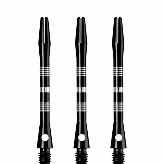 DESIGNA MULTILINE ALUMINIUM SHAFTS - REGROOVED - BLACK - MEDIUM