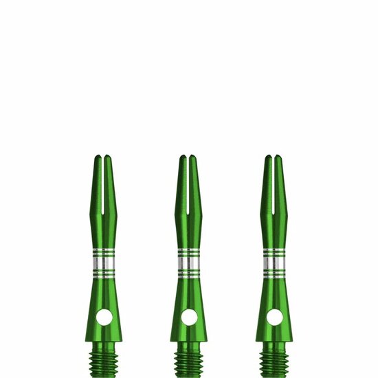 DESIGNA MULTILINE ALUMINIUM SHAFTS - REGROOVED - GREEN - X-SHORT