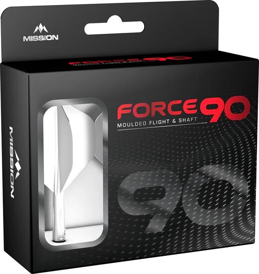 MISSION FORCE 90 | FLIGHT &amp; SHAFT SYSTEM | MEDIUM | WHITE - STANDARD NO2 