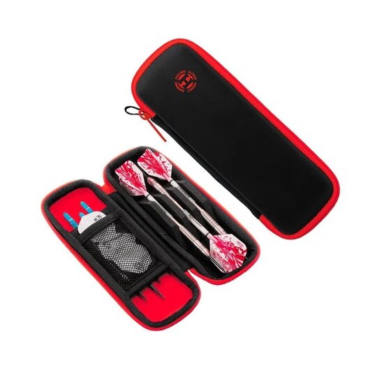HARROWS BLAZE DART WALLET - DARTS CASE - STRONG - Red