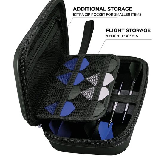 MISSION DARTS EVA DART CASE - HOLDS 2 FULL SETS - RONIN