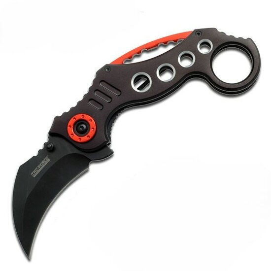 Tac Force | Punk Karambit | Black-Red | Zakmes