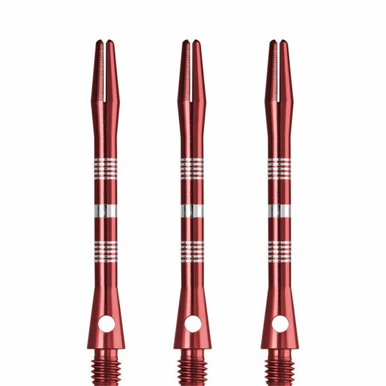 DESIGNA MULTILINE ALUMINIUM SHAFTS - REGROOVED - RED - MEDIUM