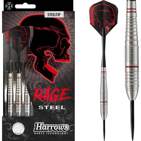 Harrows Rage Steel Brass Dartpijlen 