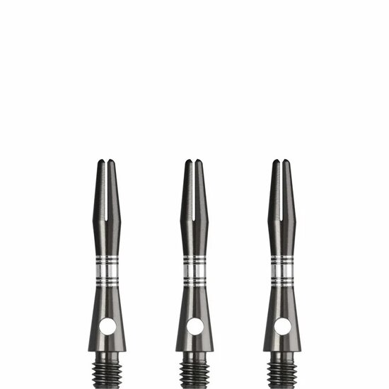 DESIGNA MULTILINE ALUMINIUM SHAFTS - REGROOVED - GUN METAL - X-SHORT