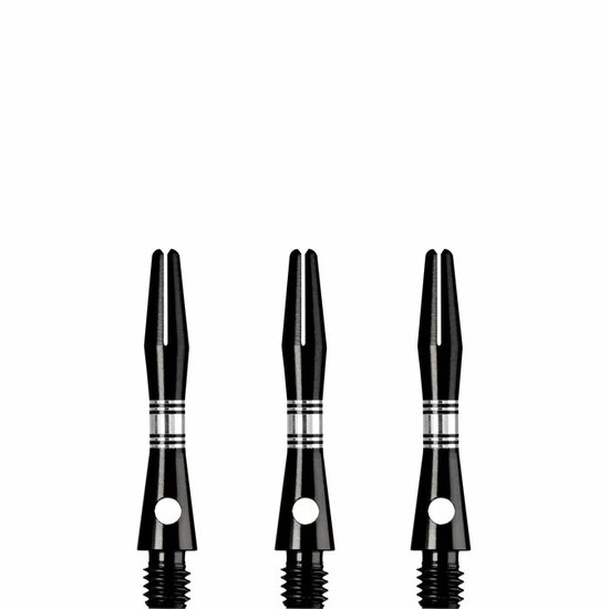 DESIGNA MULTILINE ALUMINIUM SHAFTS - REGROOVED - BLACK - X-SHORT