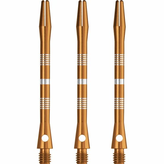 DESIGNA MULTILINE ALUMINIUM SHAFTS - REGROOVED - GOLD - LONG