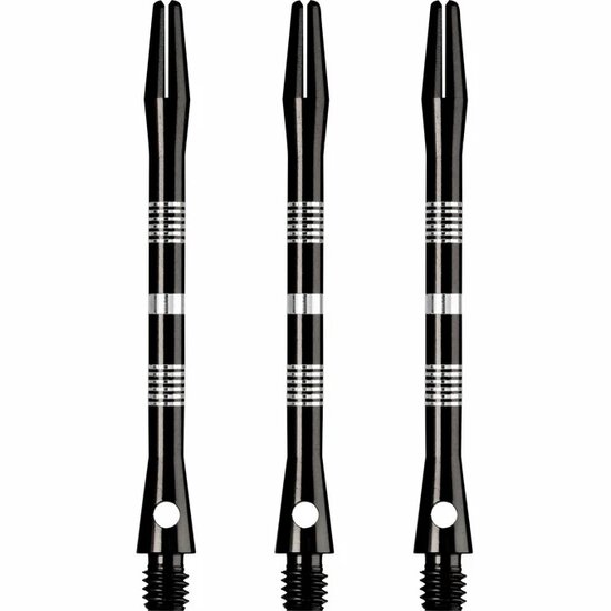 DESIGNA MULTILINE ALUMINIUM SHAFTS - REGROOVED - BLACK - LONG
