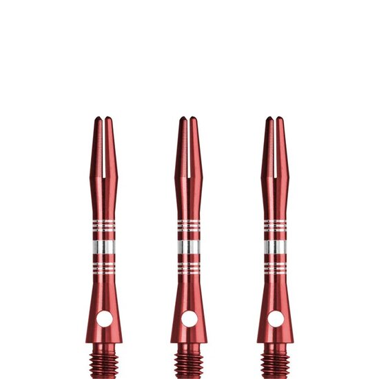 DESIGNA MULTILINE ALUMINIUM SHAFTS - REGROOVED - RED - SHORT