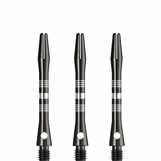 DESIGNA MULTILINE ALUMINIUM SHAFTS - REGROOVED - GUN METAL - INBETWEEN