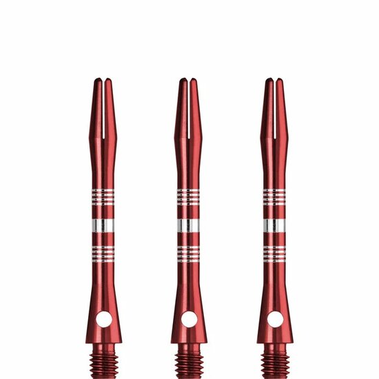 DESIGNA MULTILINE ALUMINIUM SHAFTS - REGROOVED - RED - INBETWEEN