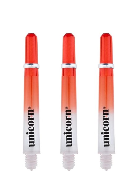 UNICORN GRIPPER 4 | TWO TONE SHAFTS  | POLYCARBONAAT | MET SHAFT RING | SHORT - RED