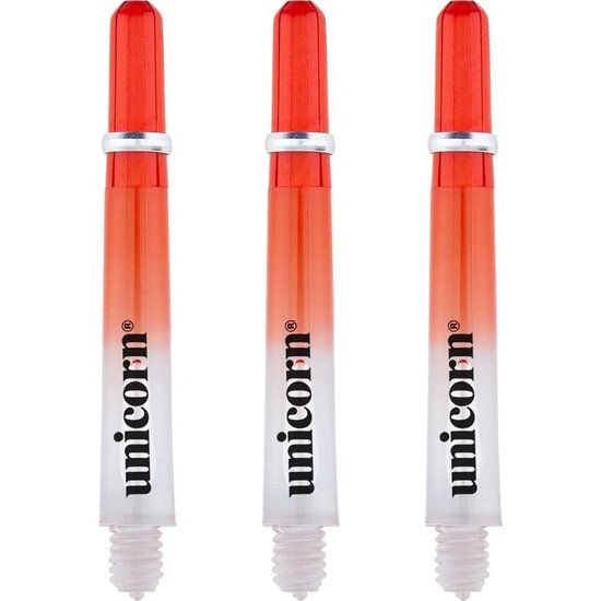 UNICORN GRIPPER 4 | TWO TONE SHAFTS  | POLYCARBONAAT | MET SHAFT RING | MEDIUM - RED