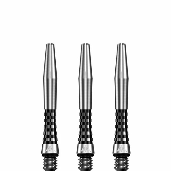 MISSION ATOM13 | ALUMINIUM SHAFTS | NATURAL/BLACK | SHORT - 35 mm