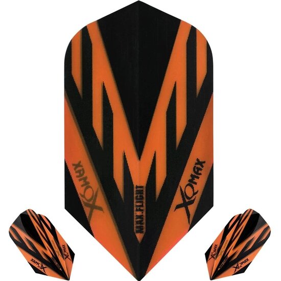 XQMax Dart Flights - Max Flight - 100 - Slim - Orange