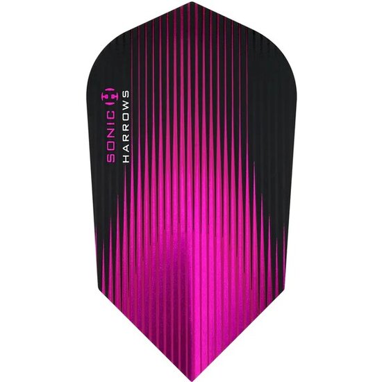 Harrows Sonic Dart Flights - Slim Shape - 100 Micron - Pink