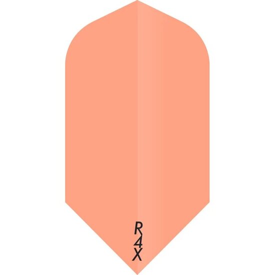 Ruthless R4X - Solid - Dart Flights - 100 Micron - Slim - Fluo Orange
