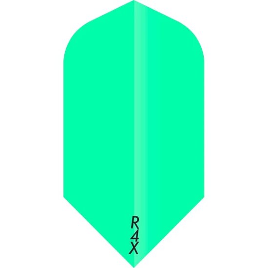 Ruthless R4X - Solid - Dart Flights - 100 Micron - Slim - Fluo Green
