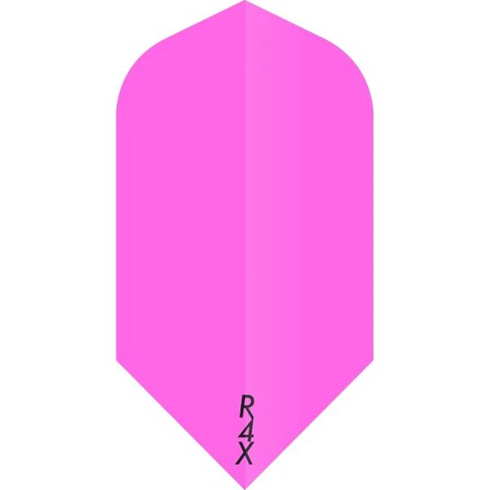 Ruthless R4X - Solid - Dart Flights - 100 Micron - Slim - Fluo Pink