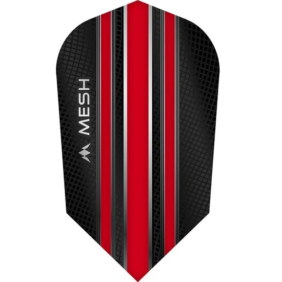 Mission Mesh Dart Flights - 100 Micron - Slim - Red