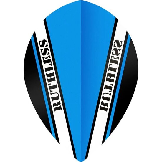 Ruthless - V100 Pro - Dart Flights - 100 Micron - Pear - Blue