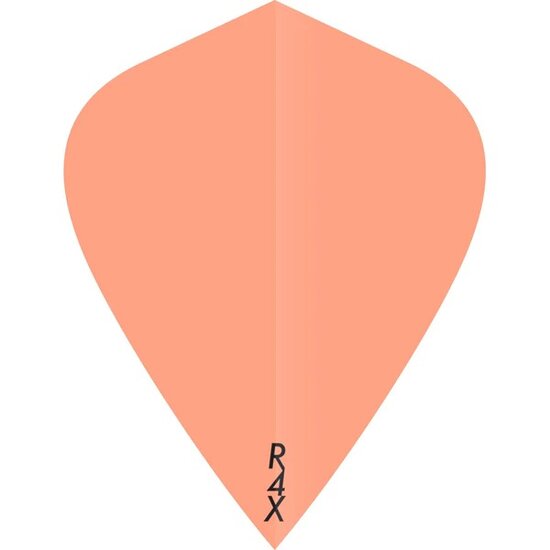 Ruthless R4X - Solid - Dart Flights - 100 Micron - Kite - Orange