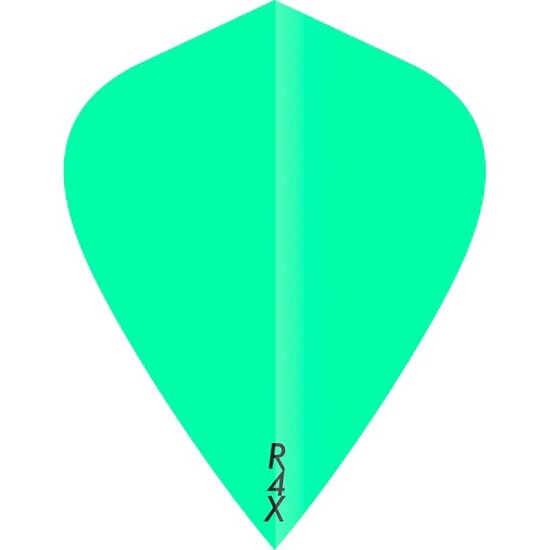 Ruthless R4X - Solid - Dart Flights - 100 Micron - Kite - Fluo Green