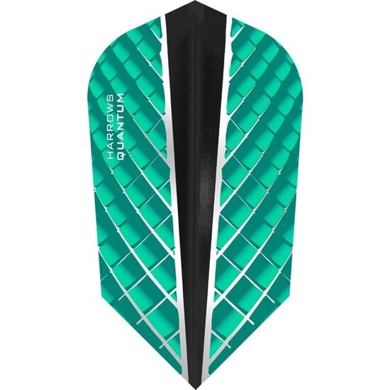 Harrows Quantum Dart Flights - Slim Shape - 100 Micron - Jade