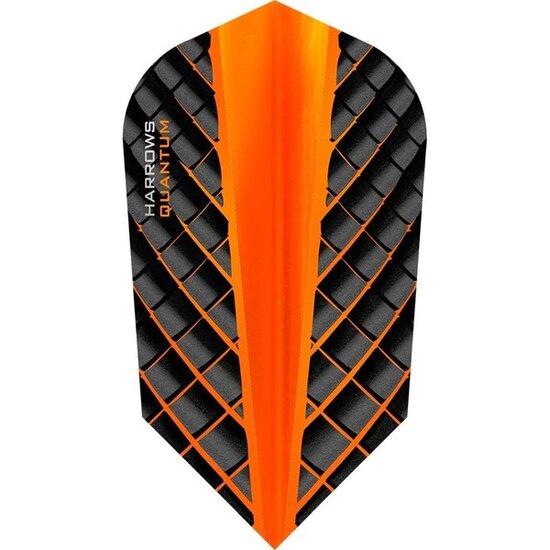 Harrows Quantum Dart Flights - 3D Effect - 100 Micron - Slim - Orange