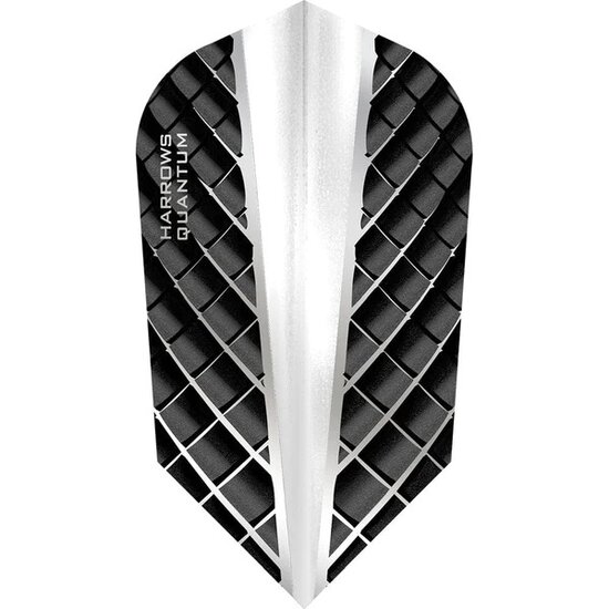 Harrows Quantum Dart Flights - 3D Effect - 100 Micron - Slim - Clear