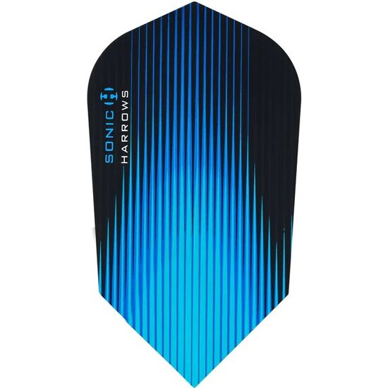 Harrows Sonic Dart Flights - Slim Shape - 100 Micron - Aqua