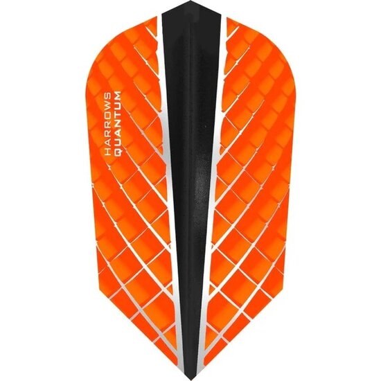 Harrows Quantum Dart Flights - Slim Shape - 100 Micron - Orange