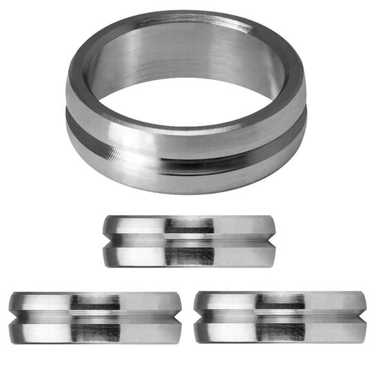 Mission F-Lock Titanium Rings - Shaft Lock - 3 Pack - TI