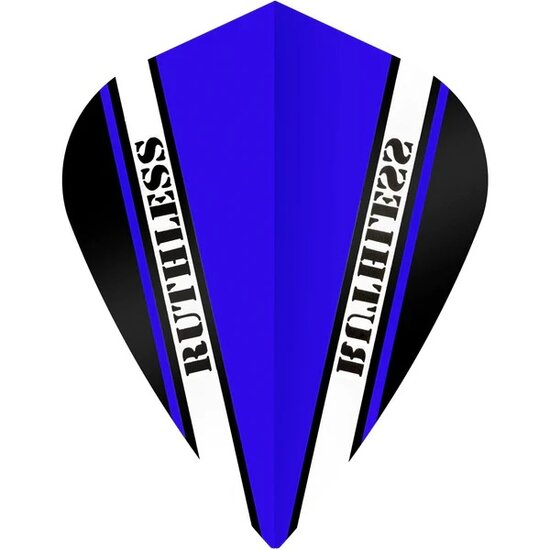 Ruthless - V100 Pro - Dart Flights - 100 Micron - Kite - Blue
